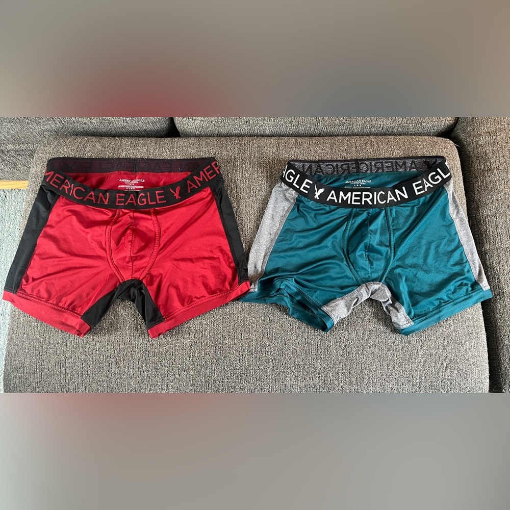 American Eagle Outfitters Boxer Briefs - Bold Red and Teal